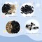 300pcs 6mm Black Safety Eyes with Washers for Amigurumi, Crochet Dolls, and Stuffed Animals